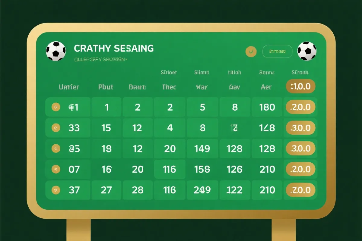 赛程与赔率看板示意图